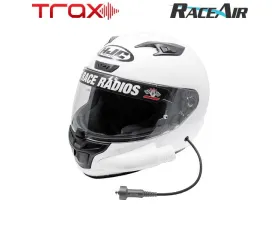 PCI Race Radios HJC i10 DOT Helmet Wired Trax w/ Raceair