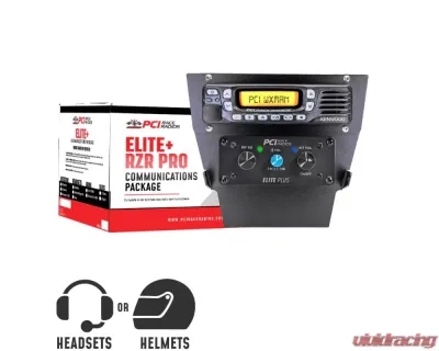 PCI Race Radios 2 Person Bluetooth Elite Communications Package w/ Icom Radio Polaris RZR Pro R - 4140