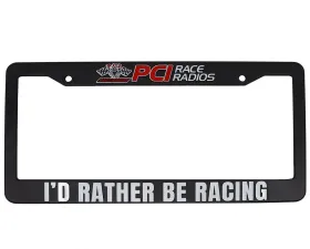PCI Race Radios License Plate Frame