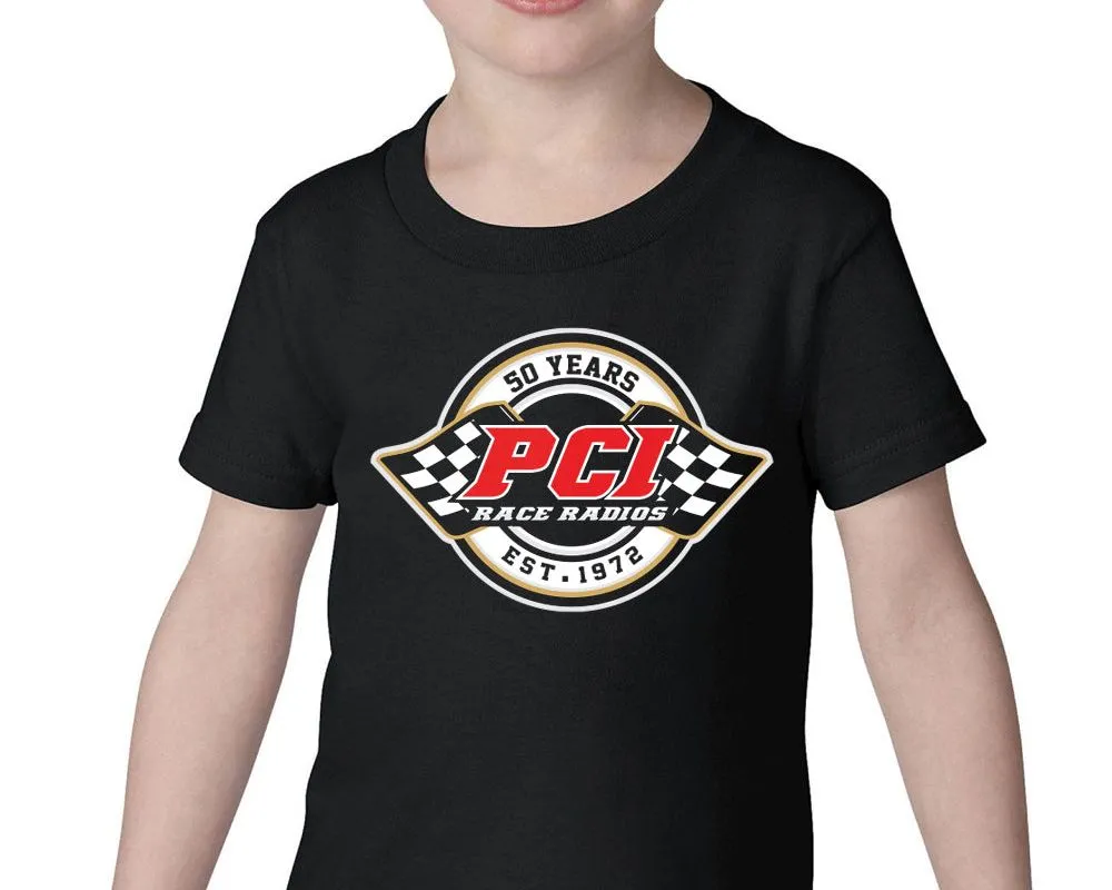 PCI Race Radios 50th Years Youth Shirt - Youth Large Size - 0933