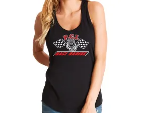 PCI Race Radios Black Ladies Tank - Large Size