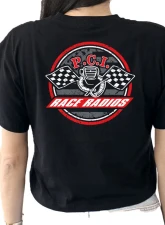 PCI Race Radios Black Liberty Ladies Crop Shirt - Large Size                                     - 1135 - Image 4