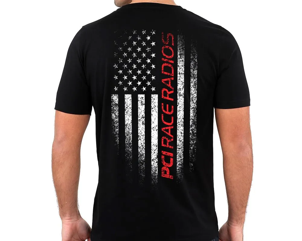 PCI Race Radios Black Patriot Shirt - X Large Size - 3850