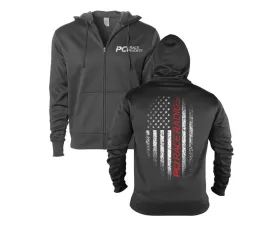 PCI Race Radios Patriot Zip Up Hoodie - 2X Large Size