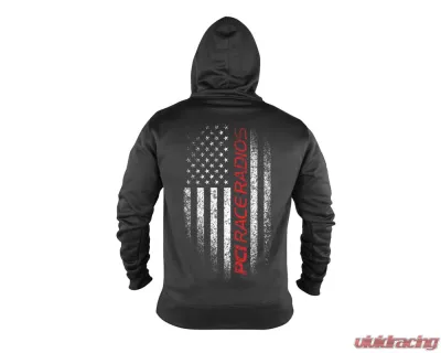 PCI Race Radios Patriot Zip Up Hoodie - X Large Size - 3856