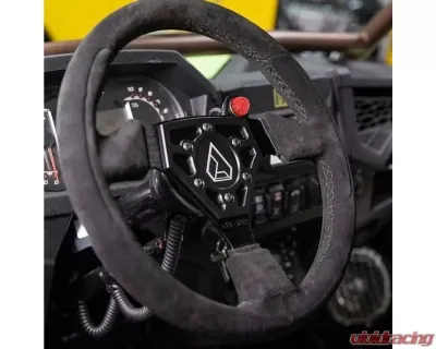 Assault Industries Single Black Universal Steering Wheel Push-To-Talk Communications Plate - SW-U-PTT-S
