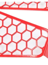Assault Industries Indy Red Radiator Side Grills Polaris RZR Pro XP 2020-2022                                     - GRL-P-PROXP-ST-SG-03 - Image 2