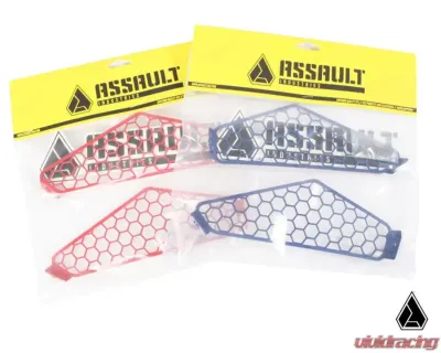 Assault Industries Indy Red Radiator Side Grills Polaris RZR Pro XP 2020-2022 - GRL-P-PROXP-ST-SG-03