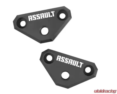 Assault Industries Black Anodized M10 A-Pillar Mount Brackets Can-Am Maverick X3 2017-2022 - SVM-CA-MNT-61