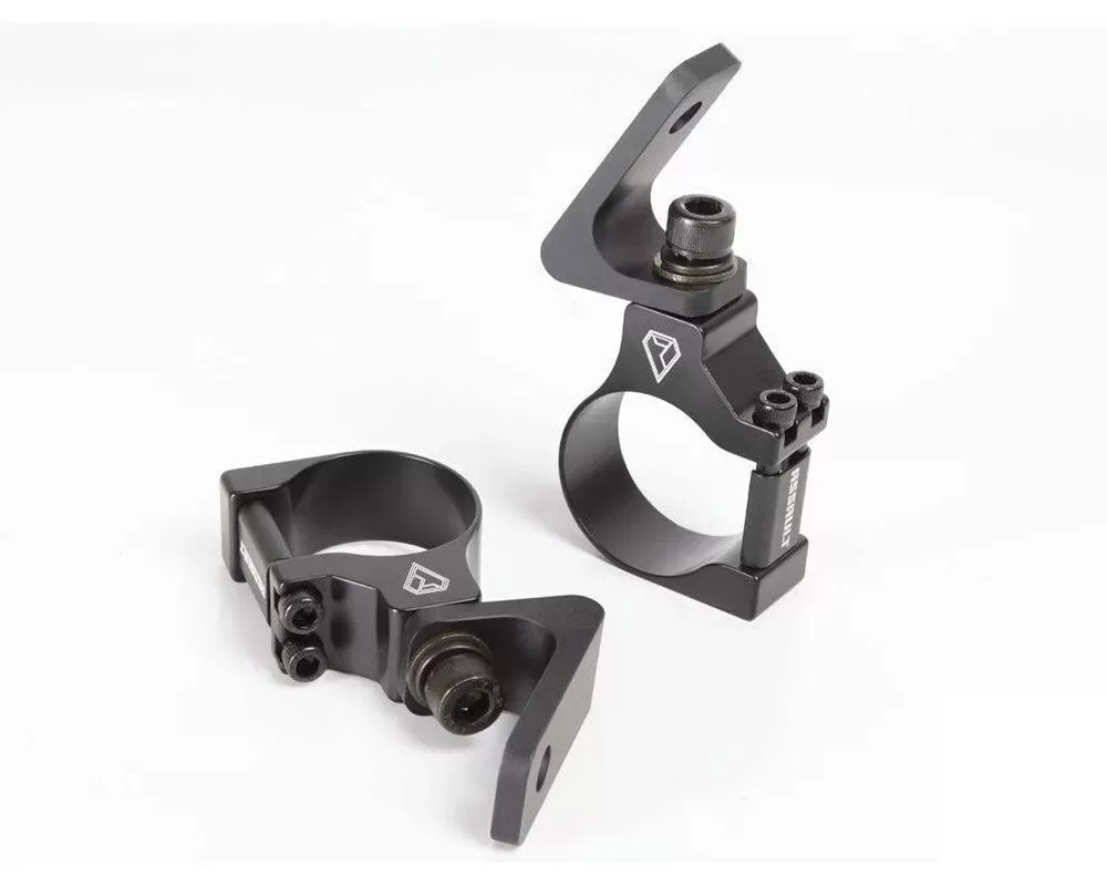 Assault Industries 55 Degree Top Tube Light Bar Mount Brackets Set of 2 - 1.875" Clamp Size Arctic Cat | CFMOTO Zforce | Kawasaki | Polaris | Tracker XTR | Honda | Can-Am | Yamaha 2005+ - LBM-U-002-1.875
