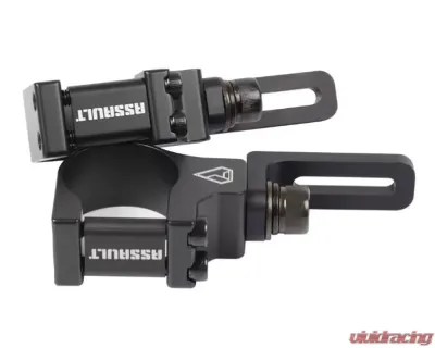 Assault Industries 90 Degree Top Tube Light Bar Mount Brackets Set of 2 - 1.5" Clamp Size Arctic Cat | CFMOTO Zforce | Kawasaki | Polaris | Tracker XTR | Honda | Can-Am | Yamaha 2005+ - LBM-U-003-1.5