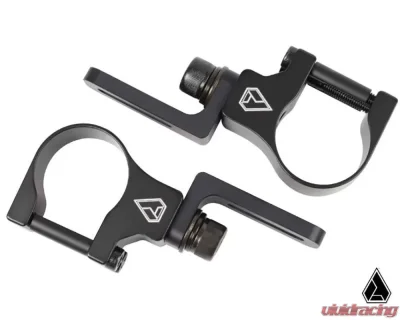 Assault Industries 90 Degree Top Tube Light Bar Mount Brackets Set of 2 - 1.75" Clamp Size Arctic Cat | CFMOTO Zforce | Kawasaki | Polaris | Tracker XTR | Honda | Can-Am | Yamaha 2005+ - LBM-U-003-1.75