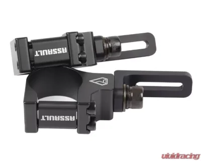 Assault Industries 90 Degree Top Tube Light Bar Mount Brackets Set of 2 - 1.875" Clamp Size Arctic Cat | CFMOTO Zforce | Kawasaki | Polaris | Tracker XTR | Honda | Can-Am | Yamaha 2005+ - LBM-U-003-1.875