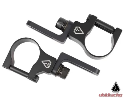 Assault Industries 90 Degree Top Tube Light Bar Mount Brackets Set of 2 - 2" Clamp Size Arctic Cat | CFMOTO Zforce | Kawasaki | Polaris | Tracker XTR | Honda | Can-Am | Yamaha 2005+ - LBM-U-003-2.0