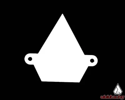 Assault Industries Black Colored Logo Back Plate - LBP-U-002-01