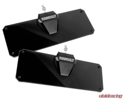 Assault Industries 1.5" Ghost Tinted Sun Visors Set of 2 Kawasaki | Polaris | Yamaha 2014+ - SV-U-GHST-1.5