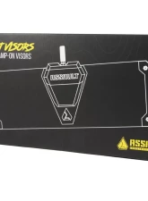 Assault Industries 1.5" Ghost Tinted Sun Visors Set of 2 Kawasaki | Polaris | Yamaha 2014+                                     - SV-U-GHST-1.5 - Image 4