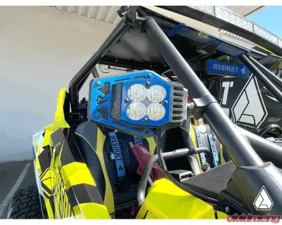 Assault Industries/Baja Designs Nighthawk LED Side Mirrors - Pro-Fit General, Ranger, Commander, Defender - SVM-P-NTHWK-GEN