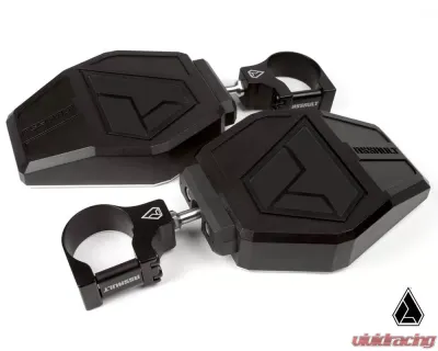 Assault Industries Aviator UTV Side Mirrors - M10 A-Pillar Mount Bracket Black Anodized Polaris| Can-Am Maverick 2008+ - SVM-U-AVITR-M10-61