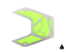 Assault Industries Ultra Lime Lexan Color Inserts For B2 Bomber Side Mirrors