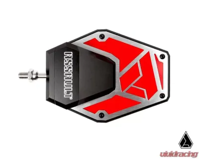 Assault Industries Can-Am Red Lexan Color Inserts For B2 Bomber Side Mirrors - SVM-U-B2-BKPL-91