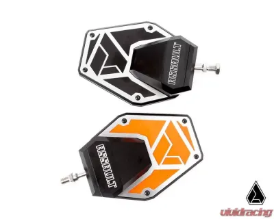 Assault Industries Orange Lexan Color Inserts For B2 Bomber Side Mirrors - SVM-U-B2-BKPL-97