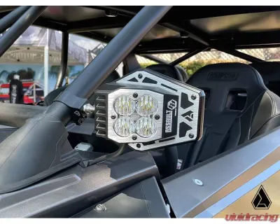 Assault Industries/Baja Designs NightHawk LED Side Mirrors - 1.5" Clamp Size - SVM-U-NTHWK-1.5