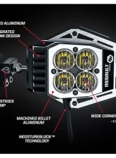 Assault Industries/Baja Designs NightHawk LED Side Mirrors - 1.75" Clamp Size                                     - SVM-U-NTHWK-1.75 - Image 11