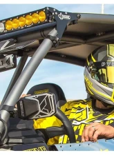 Assault Industries Phantom Convex Side Mirrors - M10 A-Pillar Mount Bracket Black Anodized Maverick X3                                     - SVM-U-PHAN-M10-61 - Image 4