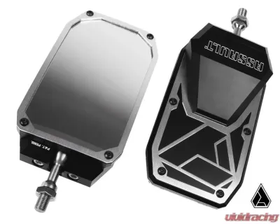 Assault Industries Phantom Convex Side Mirrors - M10 A-Pillar Mount Bracket Black Anodized Maverick X3 - SVM-U-PHAN-M10-61
