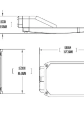 Assault Industries Phantom Convex Side Mirrors - M10 A-Pillar Mount Bracket Black Anodized Maverick X3                                     - SVM-U-PHAN-M10-61 - Image 7