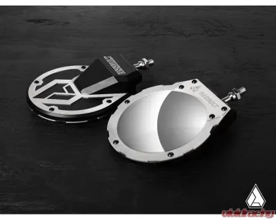 Assault Industries Sidewinder Convex Side Mirrors - 2" Clamp Size - SVM-U-SIDEW-2.0