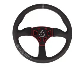 Assault Industries Red 350R Leather UTV Steering Wheel