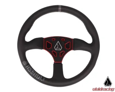 Assault Industries Yellow 350R Leather UTV Steering Wheel - SW-U-350RL-06