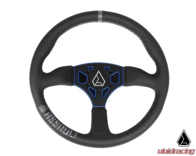 Assault Industries Yellow 350R Leather UTV Steering Wheel - SW-U-350RL-06