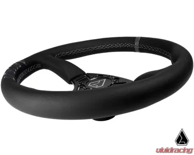 Assault Industries Anthracite/Spec Ops 350R Leather UTV Steering Wheel - SW-U-350RL-28