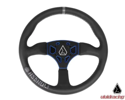 Assault Industries Anthracite/Spec Ops 350R Leather UTV Steering Wheel - SW-U-350RL-28