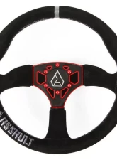 Assault Industries Anthracite/Spec Ops 350R Suede UTV Steering Wheel                                     - SW-U-350RS-28 - Image 3