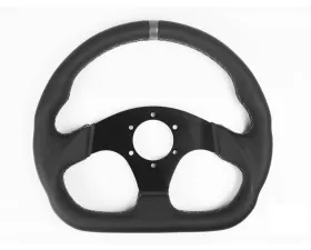 Assault Industries Gray/Yellow Ballistic D V2 Steering Wheel Polaris Slinghot 2015+