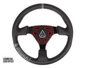 Assault Industries Red Universal Navigator Leather UTV Steering Wheel