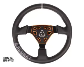 Assault Industries Orange Universal Navigator Leather UTV Steering Wheel