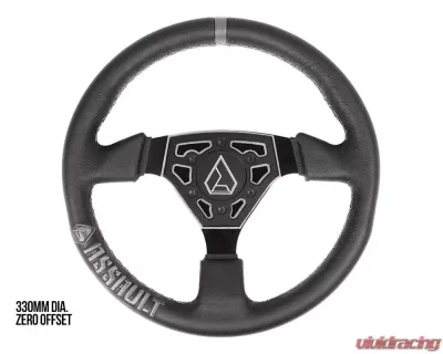 Assault Industries Universal Navigator Leather UTV Steering Wheel - SW-U-NAVL