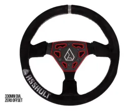 Assault Industries Red Universal Navigator Suede UTV Steering Wheel