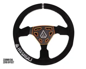 Assault Industries Orange Universal Navigator Suede UTV Steering Wheel