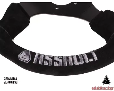 Assault Industries Anthracite/Spec Ops Universal Navigator Suede UTV Steering Wheel - SW-U-NAVS-28