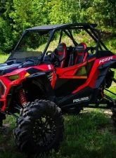 SuperATV Clear Standard Polycarbonate Half Windshield Polaris RZR XP Turbo S 2018+                                     - HWS-P-RZRXPTS-75 - Image 4