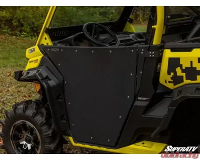 SuperATV Aluminum Doors Can-Am Defender 2-Door 2016+ - DOOR-CA-DEF-002-00