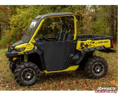 SuperATV Aluminum Doors Can-Am Defender 2-Door 2016+ - DOOR-CA-DEF-002-00