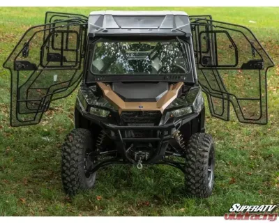 SuperATV Cab Enclosure 4-Doors Polaris General 1000 2016+ - DOOR-P-GEN4-001-72