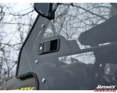 SuperATV Scratch Resistant Cab Enclosure Door Polaris Ranger Full Size 570 2016+ - DOOR-P-RAN-09XP-001-72